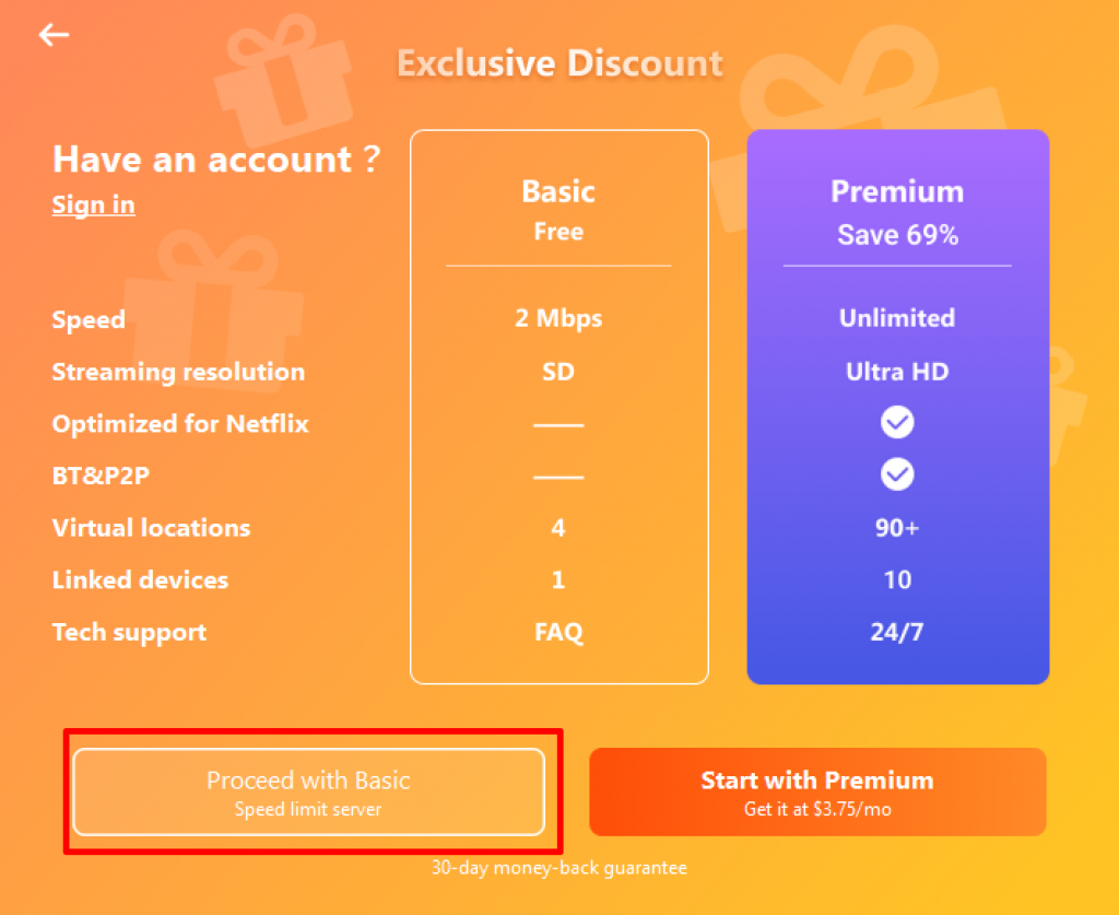 Turbo VPN Windows向けVPNサービスのアイコン 