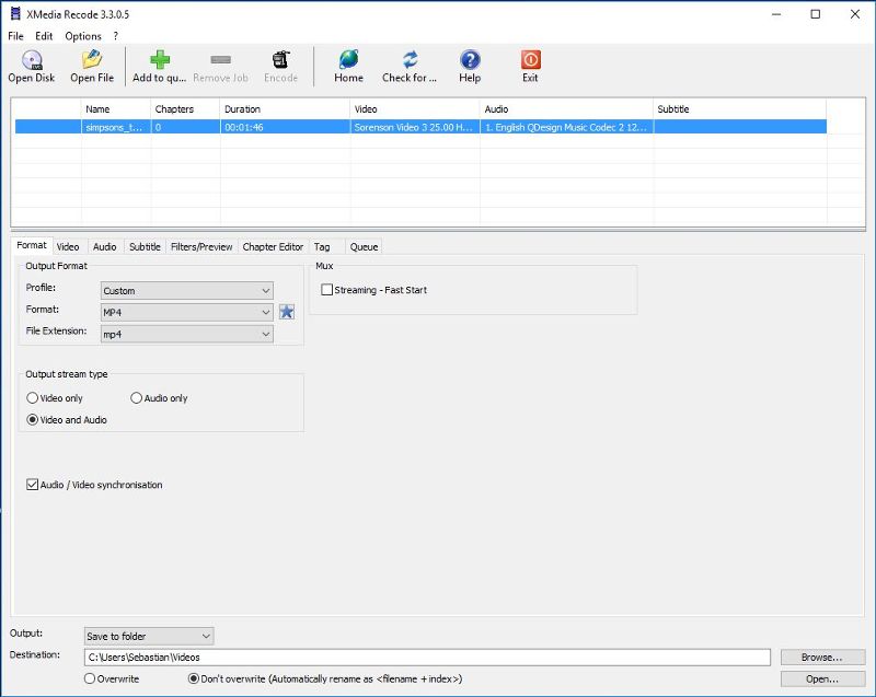 XMedia Recode インストール版とポータブル版のダウンロード
