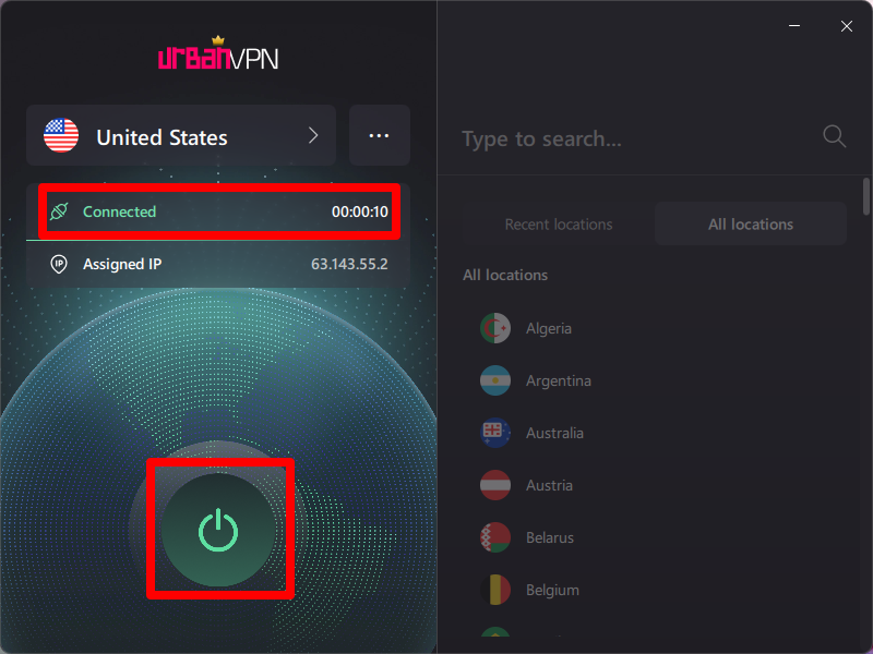 アカウント登録不要で使えるUrban VPN 