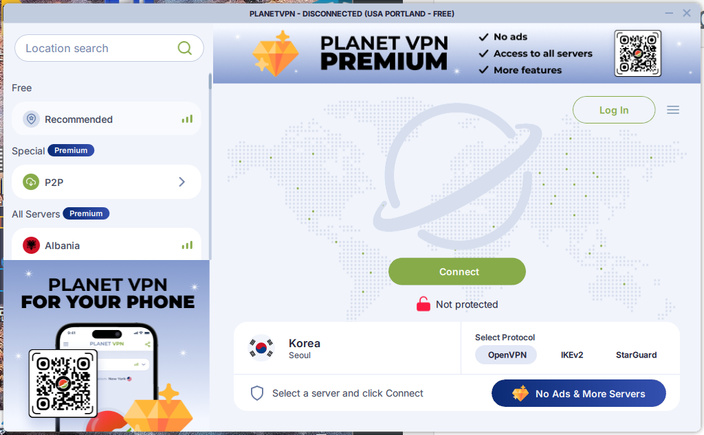 Planet VPN 무료 사용방법