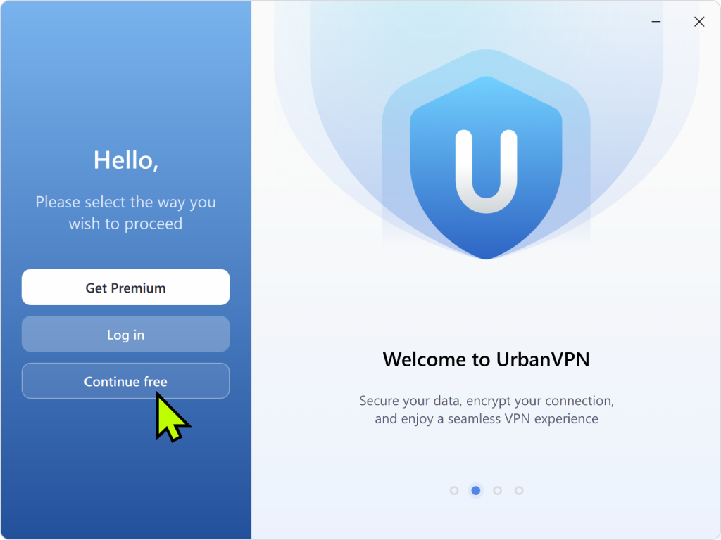 Urban VPN 미가입 사용방법