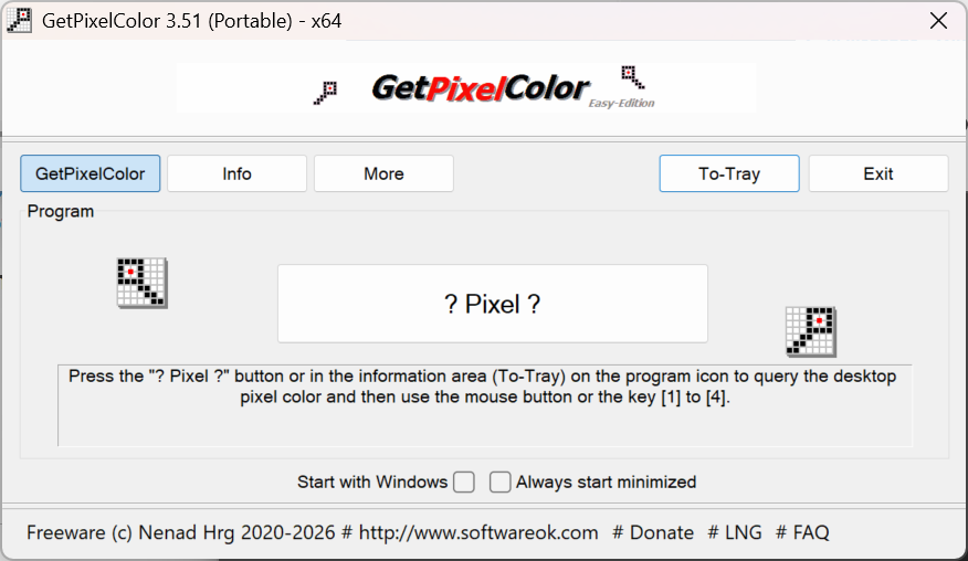 GetPixelColor Running
