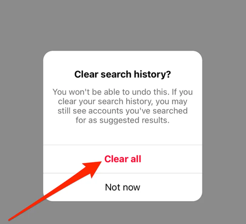 Clear Instagram Login Records