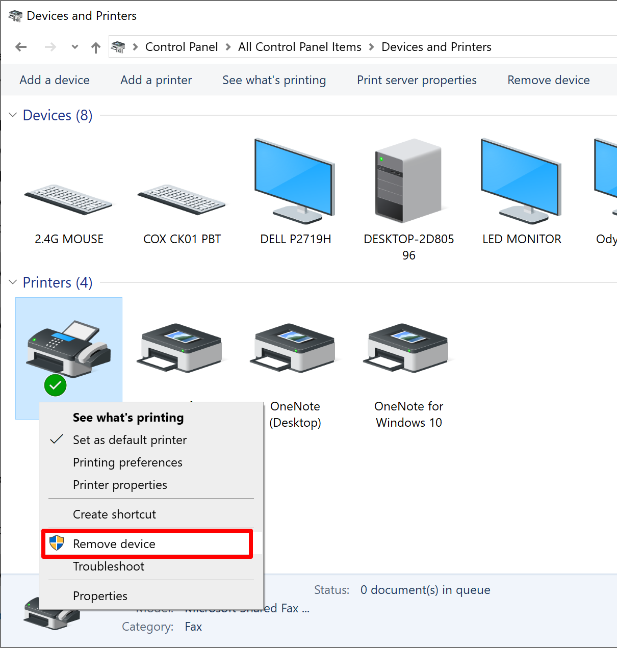How to remove existing driver for bizhub C754e