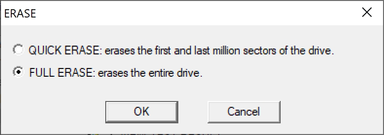 WinDlg Full Erase for Secure Wipe