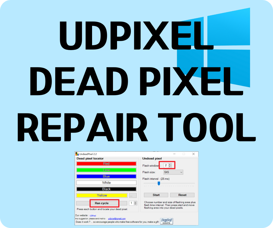 How to Fix Dead or Stuck Pixels Using UDPixel (Free Download & Guide)