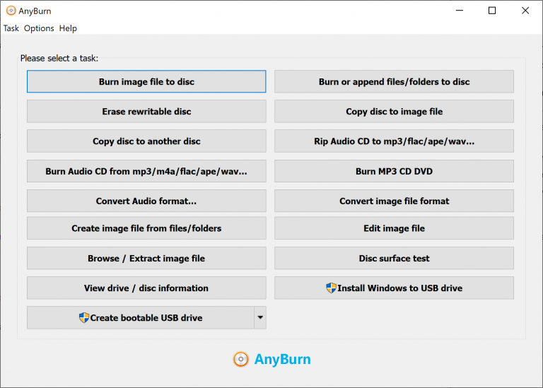 AnyBurn – Free CD/DVD Burner and ISO Tool for Windows Users