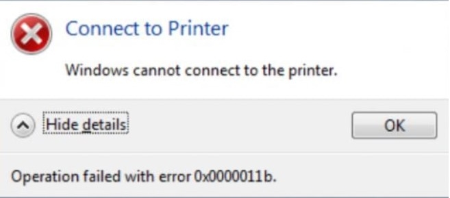 How to Fix 0x00000011b Printer Error in Windows 11 (Shared Printer Not Showing)