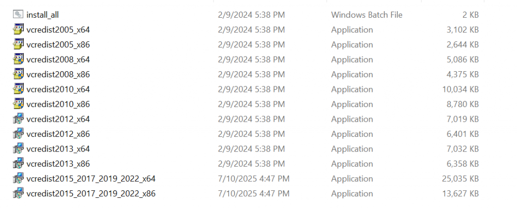 Visual-C-Runtimes-All-in-One download