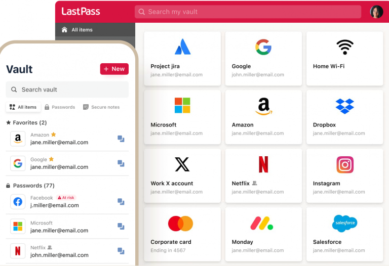 LastPass – Free Password Manager with Auto Login and Cross-Device Sync
