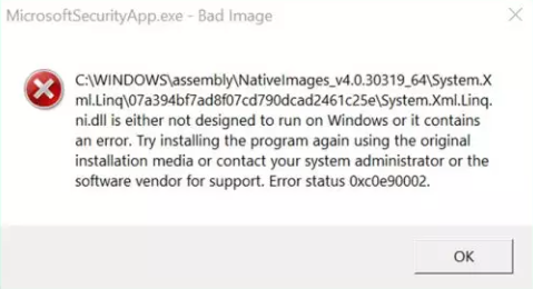 Bad Image – Error Status 0xc0e90002? Disable Smart App Control to Fix It